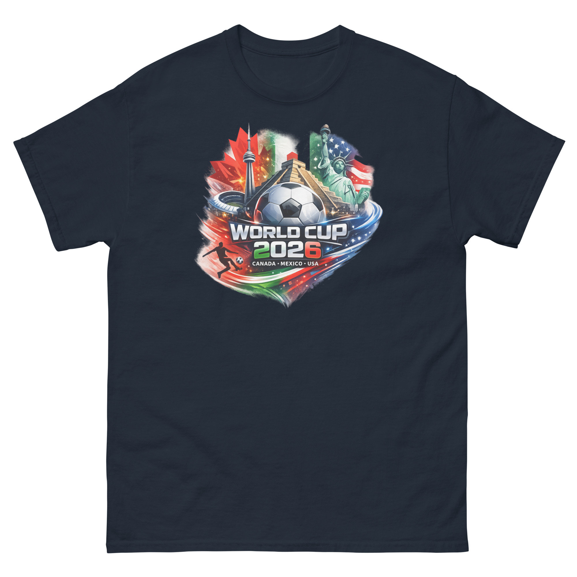 unisex classic tee | world football spirit 2026 shirt usa canada mexico soccer fan tee north america match day gift unisex classic tee | world football spirit 2026 shirt usa canada mexico soccer fan tee north america match day gift