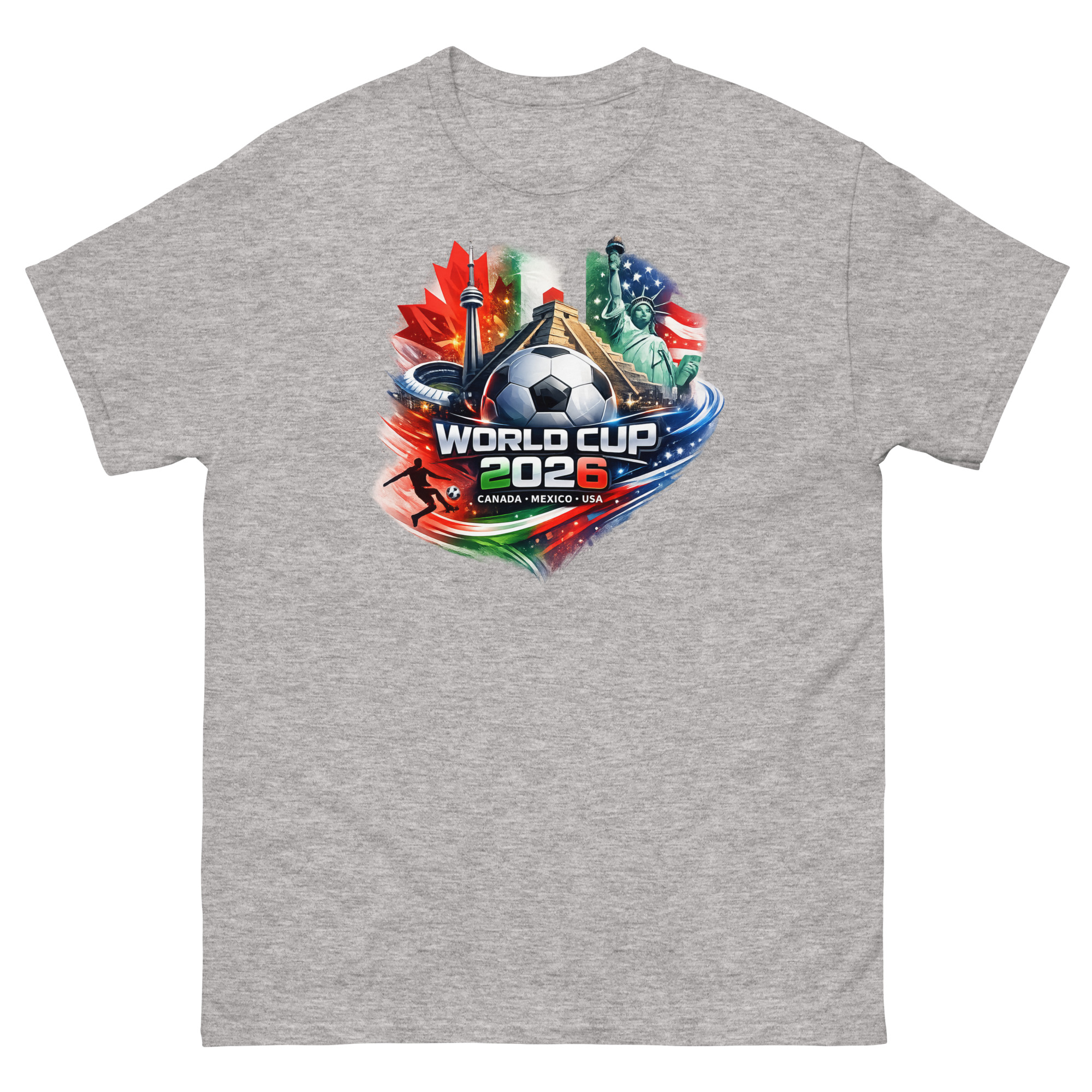 unisex classic tee | world football spirit 2026 shirt usa canada mexico soccer fan tee north america match day gift unisex classic tee | world football spirit 2026 shirt usa canada mexico soccer fan tee north america match day gift