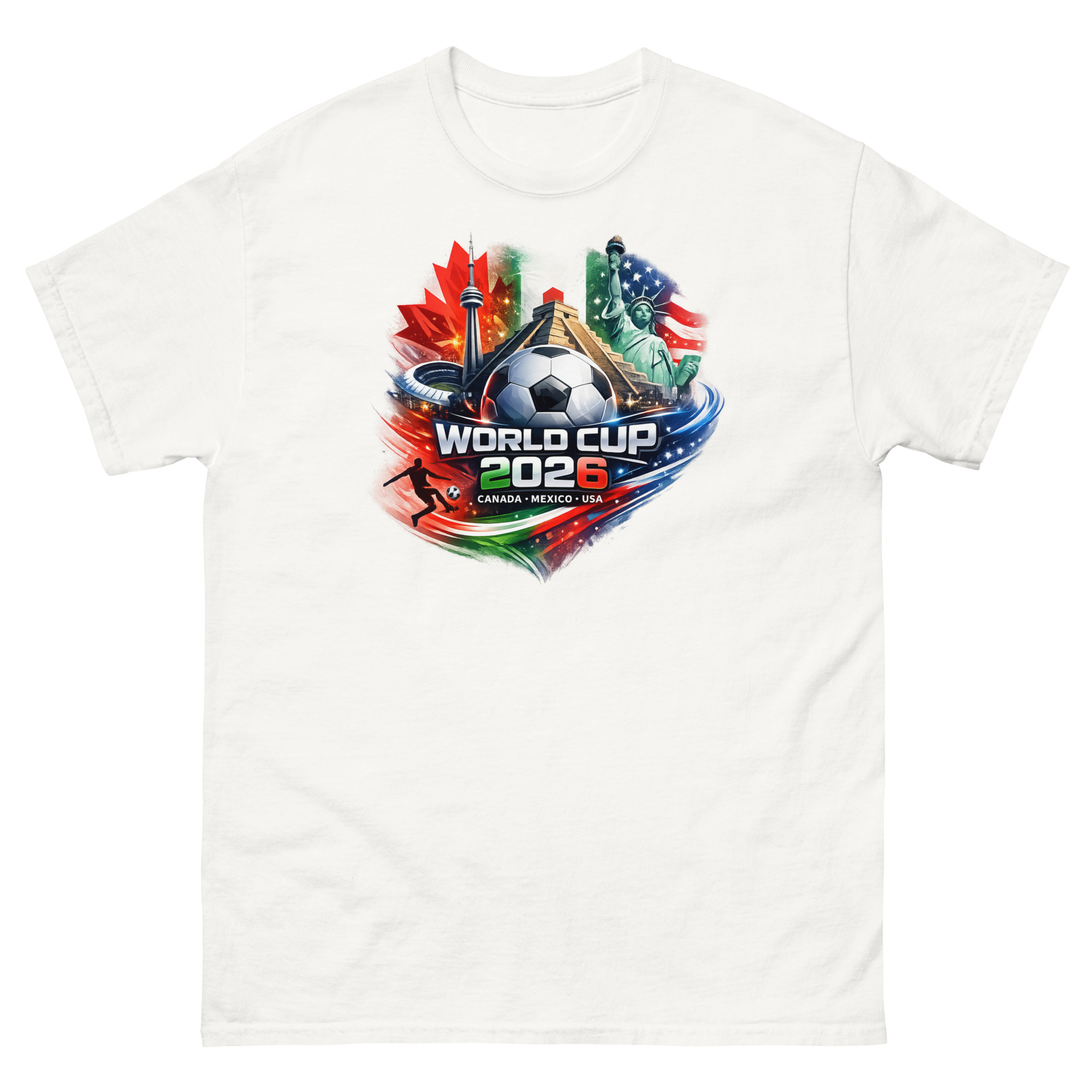 unisex classic tee | world football spirit 2026 shirt usa canada mexico soccer fan tee north america match day gift unisex classic tee | world football spirit 2026 shirt usa canada mexico soccer fan tee north america match day gift