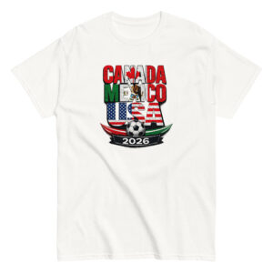 unisex classic tee | world football spirit 2026 shirt usa canada mexico soccer fan tee north america match day gift