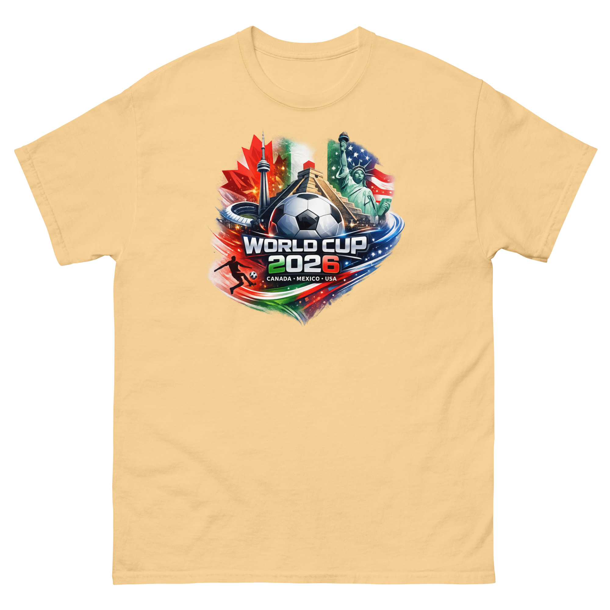 unisex classic tee | world football spirit 2026 shirt usa canada mexico soccer fan tee north america match day gift unisex classic tee | world football spirit 2026 shirt usa canada mexico soccer fan tee north america match day gift