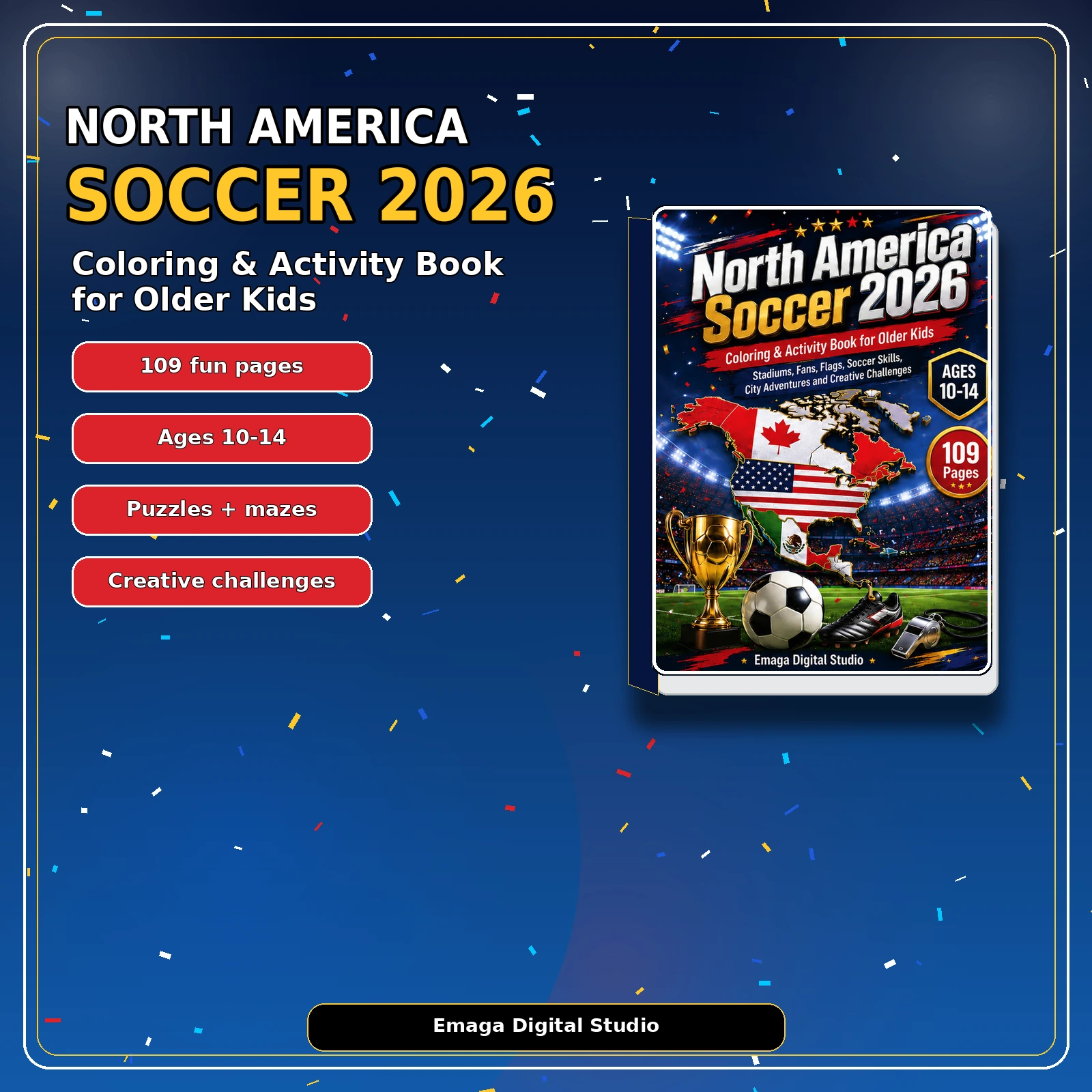 north america soccer 2026 coloring and activity book for older kids north america soccer 2026 coloring and activity book for older kids