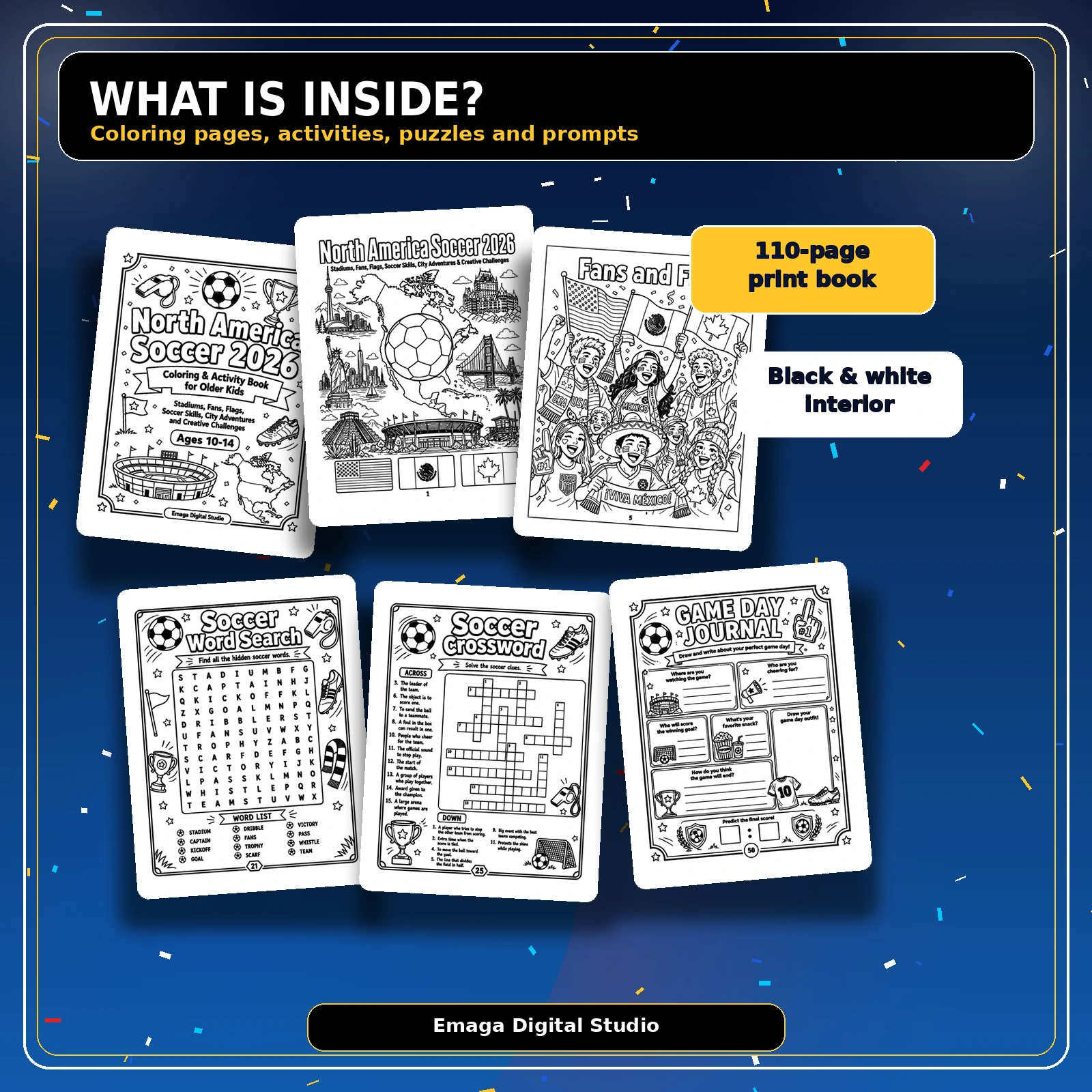 north america soccer 2026 coloring and activity book for older kids north america soccer 2026 coloring and activity book for older kids