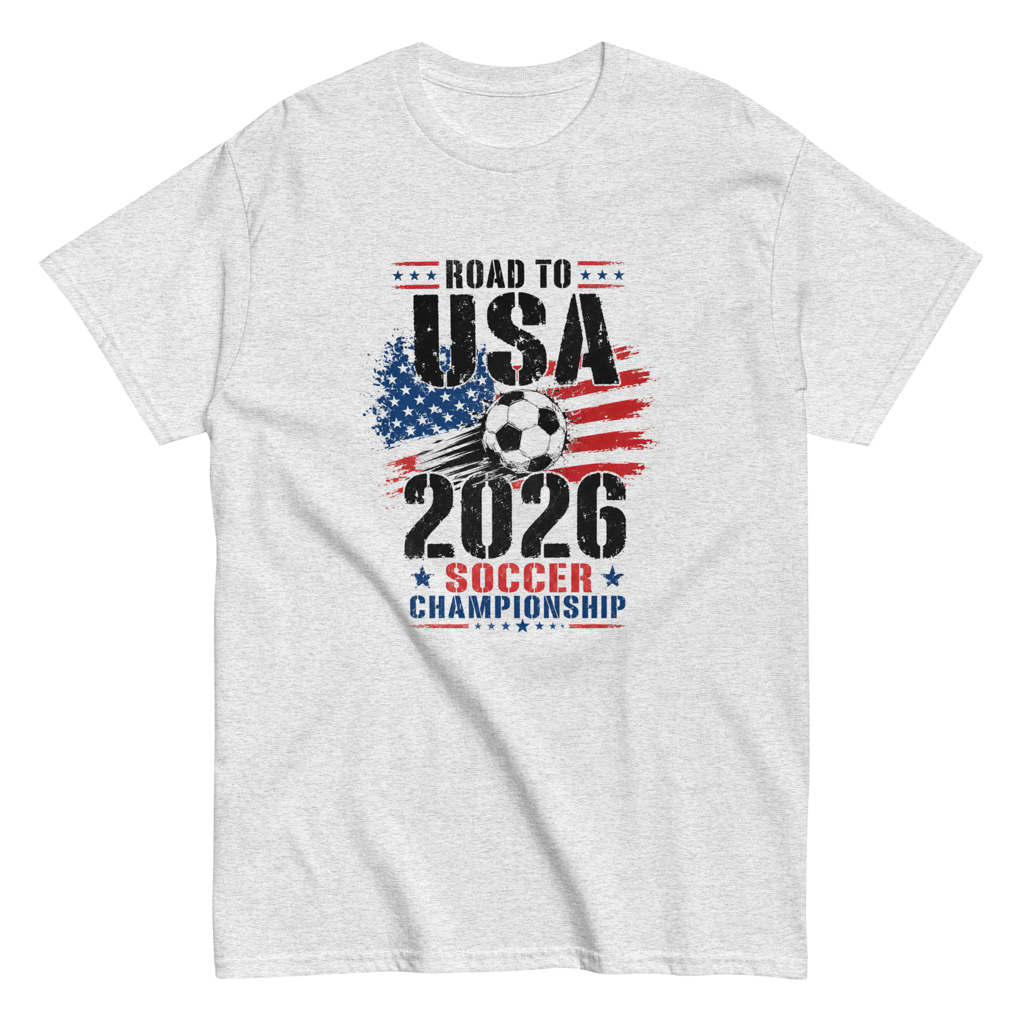 unisex classic tee | road to usa 2026 soccer championship vintage soccer design unisex classic tee | road to usa 2026 soccer championship vintage soccer design