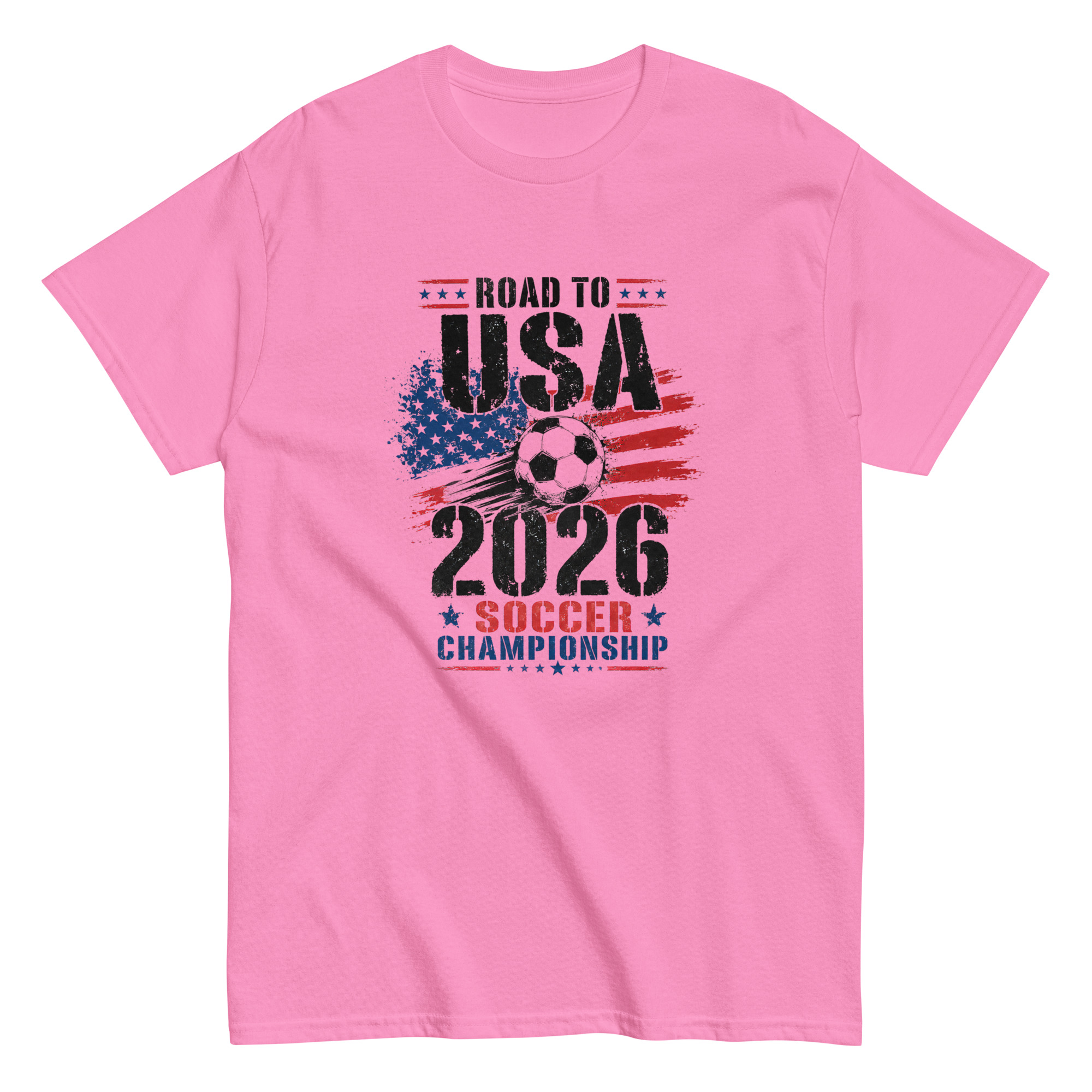 unisex classic tee | road to usa 2026 soccer championship vintage soccer design unisex classic tee | road to usa 2026 soccer championship vintage soccer design