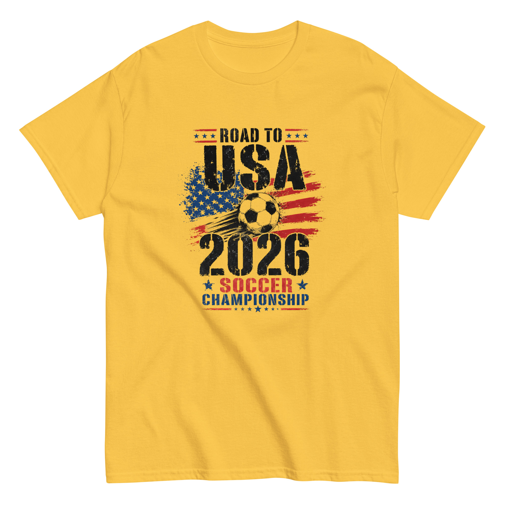 unisex classic tee | road to usa 2026 soccer championship vintage soccer design unisex classic tee | road to usa 2026 soccer championship vintage soccer design