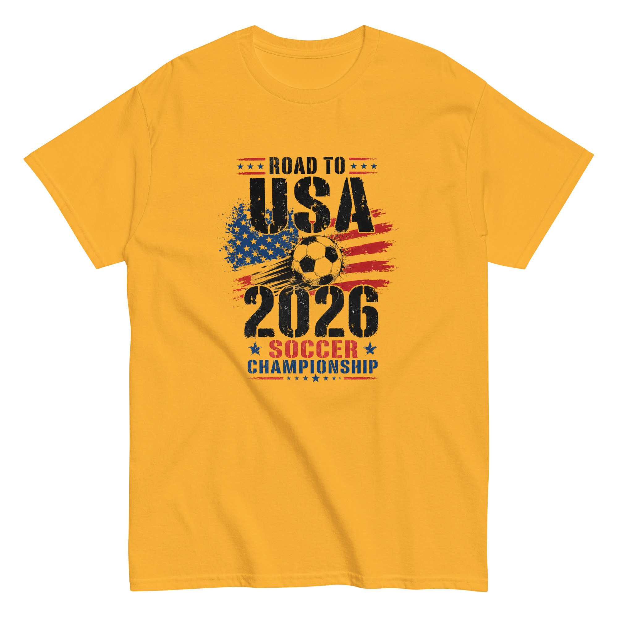 unisex classic tee | road to usa 2026 soccer championship vintage soccer design unisex classic tee | road to usa 2026 soccer championship vintage soccer design