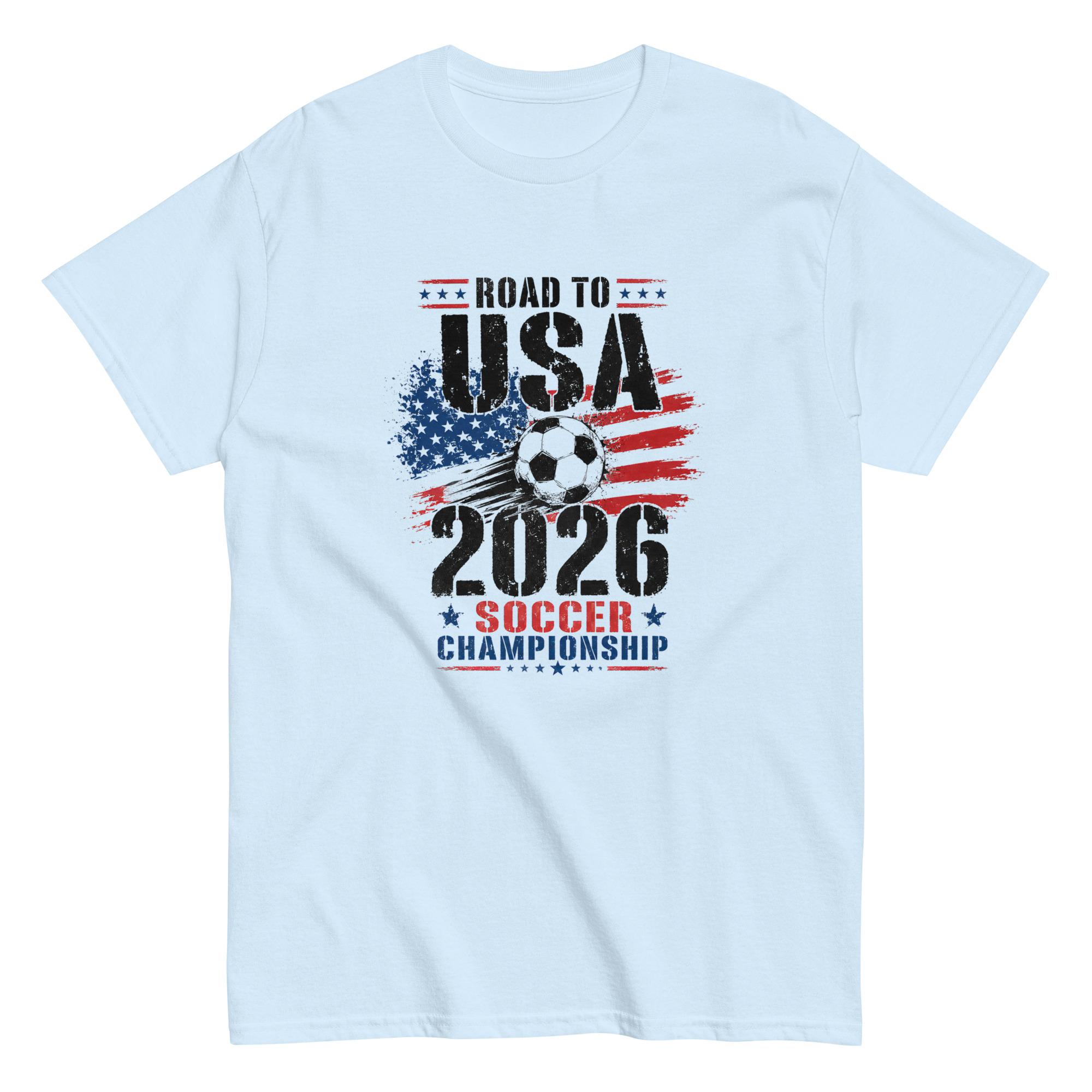 unisex classic tee | road to usa 2026 soccer championship vintage soccer design unisex classic tee | road to usa 2026 soccer championship vintage soccer design