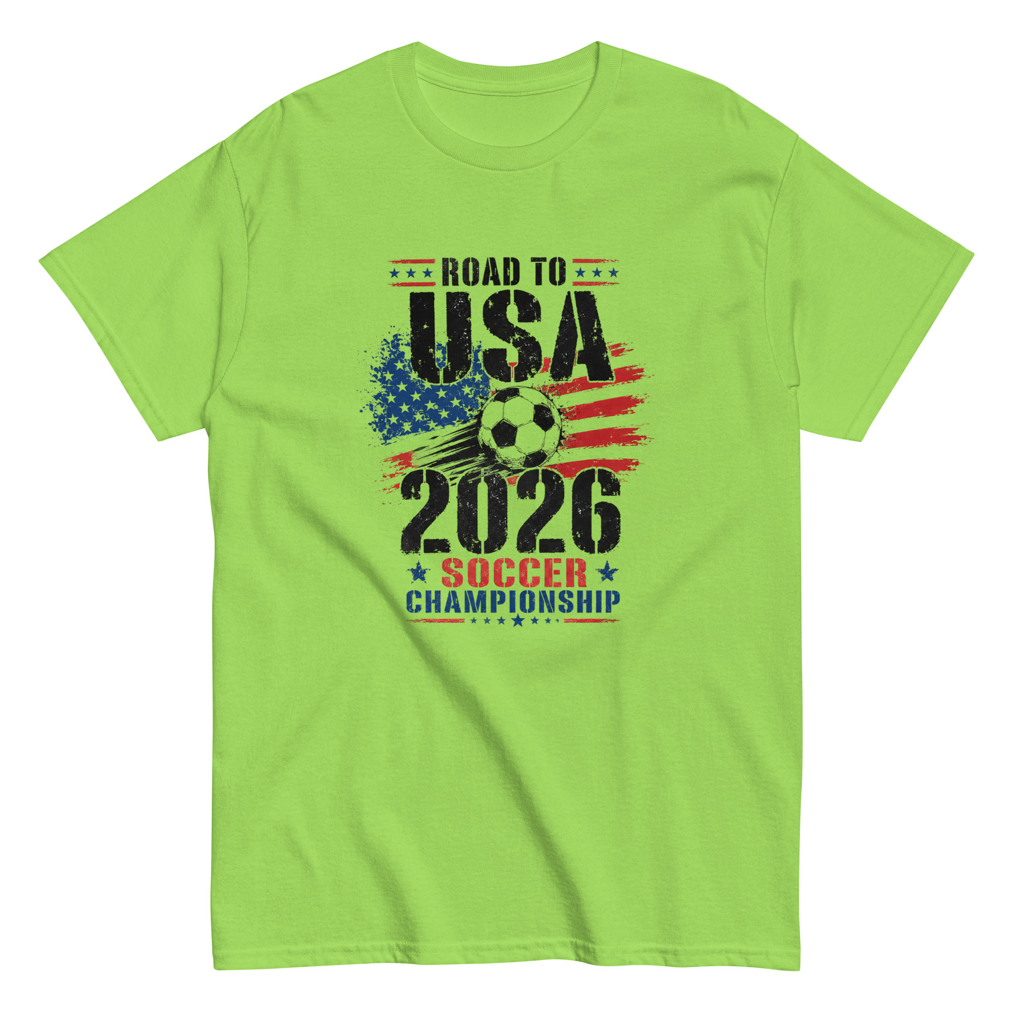 unisex classic tee | road to usa 2026 soccer championship vintage soccer design unisex classic tee | road to usa 2026 soccer championship vintage soccer design