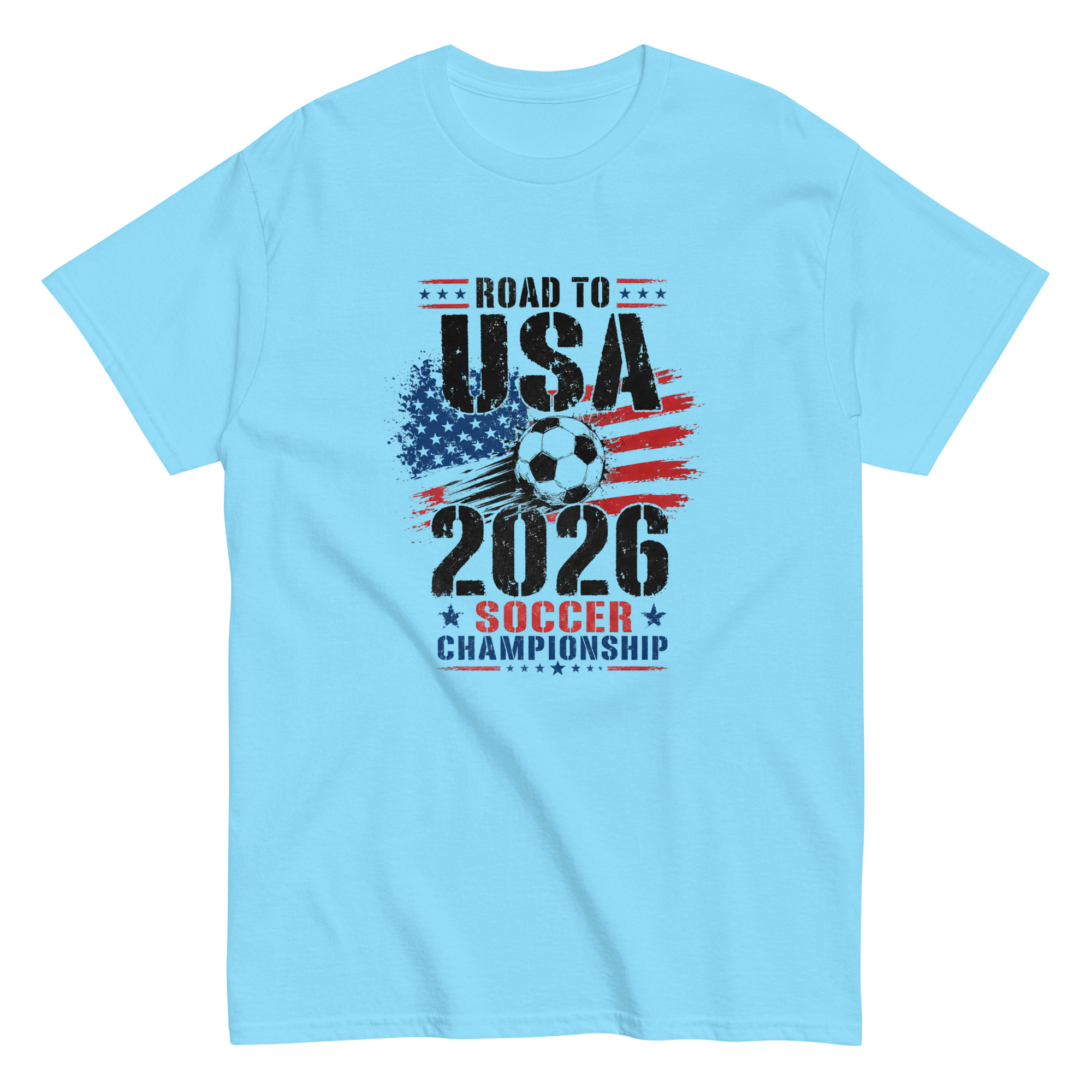 unisex classic tee | road to usa 2026 soccer championship vintage soccer design unisex classic tee | road to usa 2026 soccer championship vintage soccer design