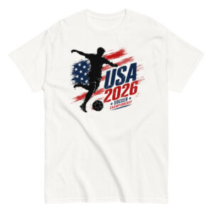 unisex classic tee | road to usa 2026 soccer championship vintage soccer design
