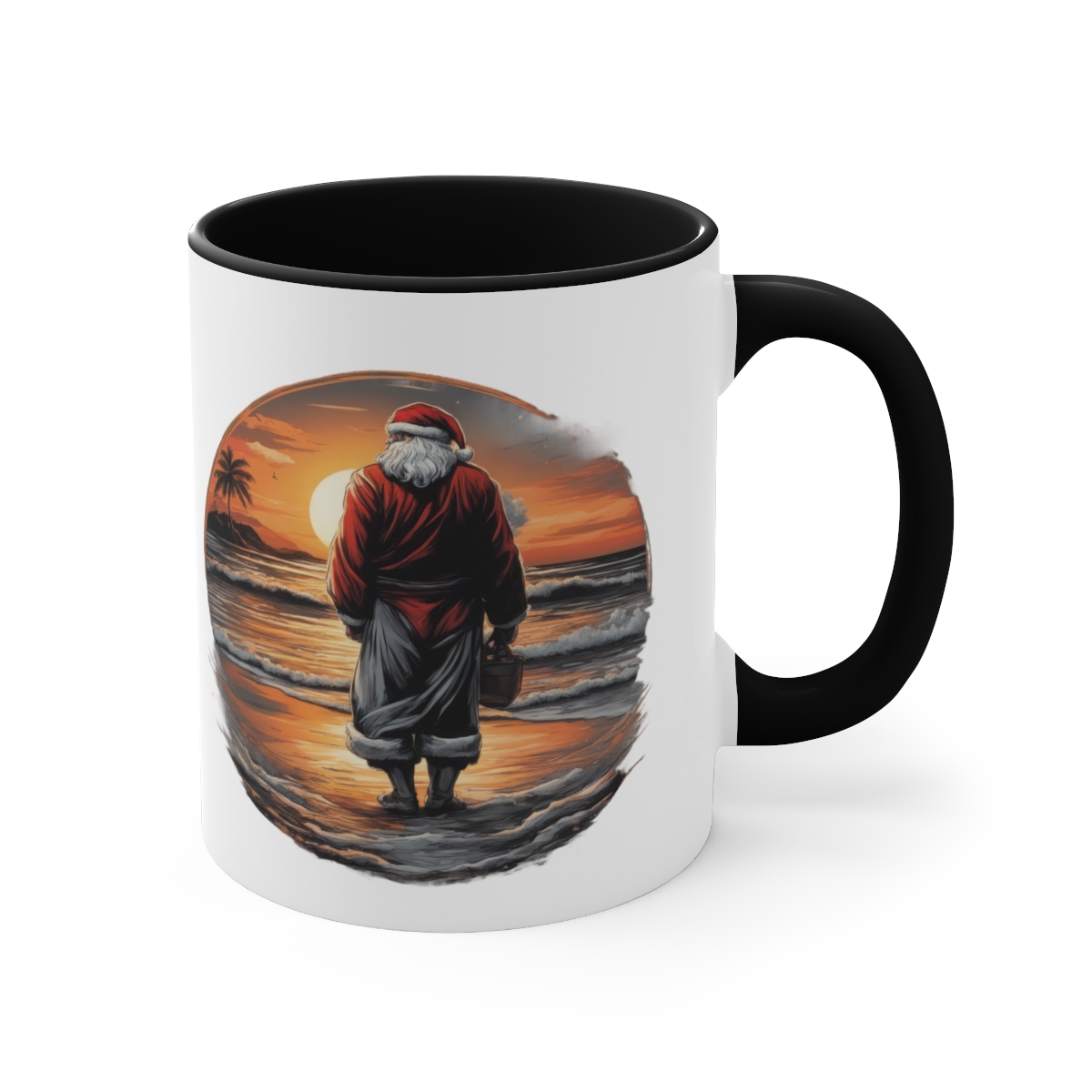 santa claus watching the sunset at a tropical beach no 000219 accent ceramic mug australia 2.jpg santa claus watching the sunset at a tropical beach no 000219 accent ceramic mug australia 2.jpg