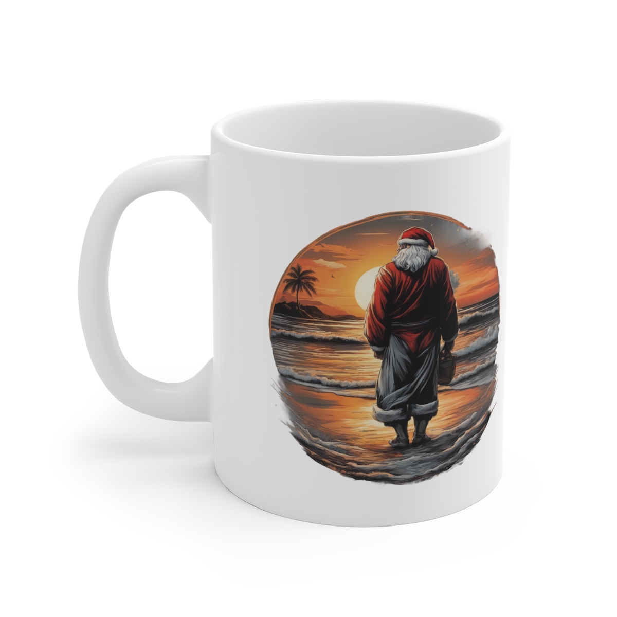 santa claus watching the sunset at a tropical beach no 000219 white ceramic mug united kingdom.jpg santa claus watching the sunset at a tropical beach no 000219 white ceramic mug united kingdom.jpg