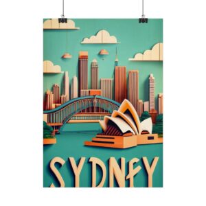 Sydney Harbour Bridge & Opera House — matte art print
