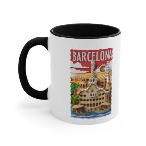 barcelona paper art travel collage no 000582 accent ceramic mug australia.jpg