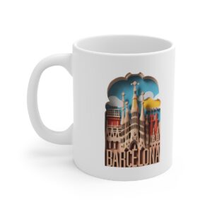 barcelona paper cut landmark composition no 000584 ceramic mug canada.jpg