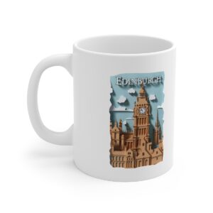 edinburgh paper art landmark scene no 000604 white ceramic mug united kingdom.jpg